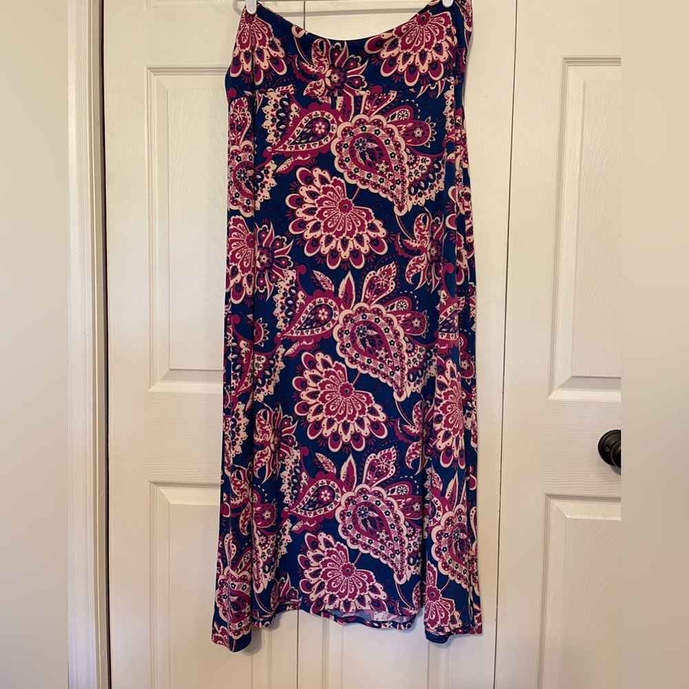 NWOT LuLaRoe Maxi Paisley Skirt